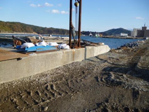 Tsunami on March 11, 2011 caused heavy damage in Ofunato, tsunami hight was around 23.5 m with inudation about 3 km.