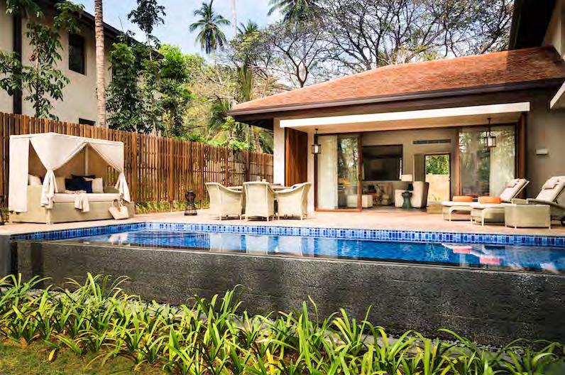 Two Bedroom Garden Pool Villa Perfect for families or friends, this spacious sanctuary offers two bedrooms with