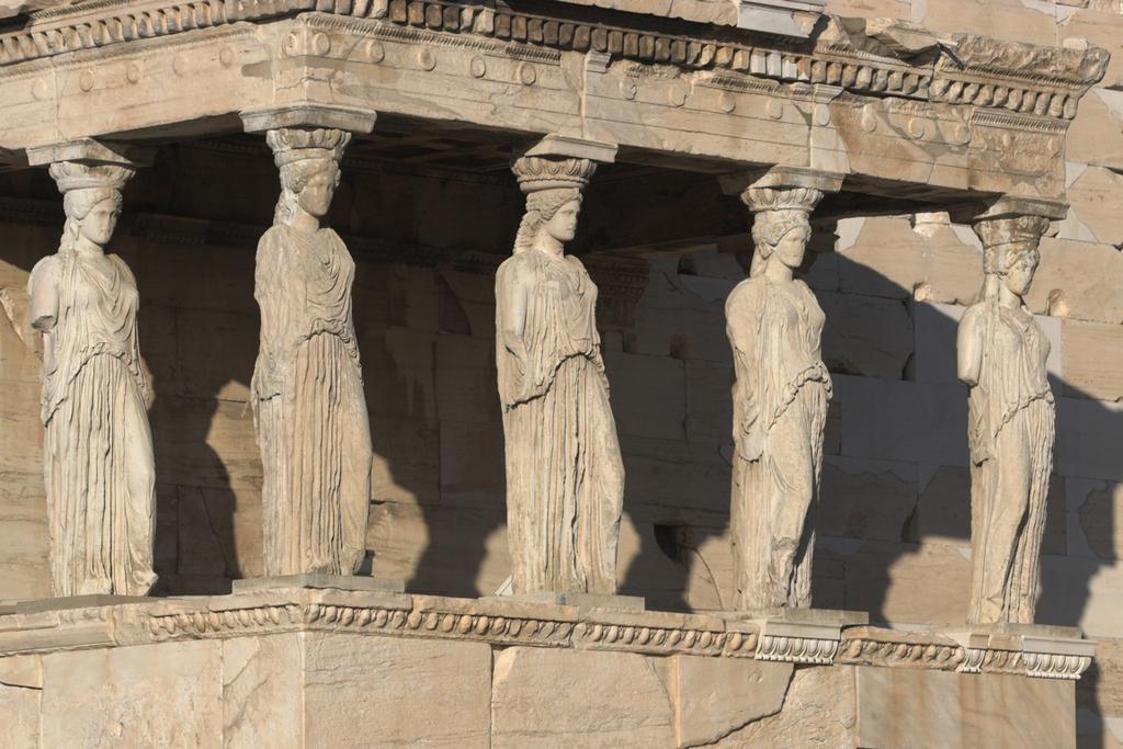 Athenian Acropolis Erectheum, Caryatids