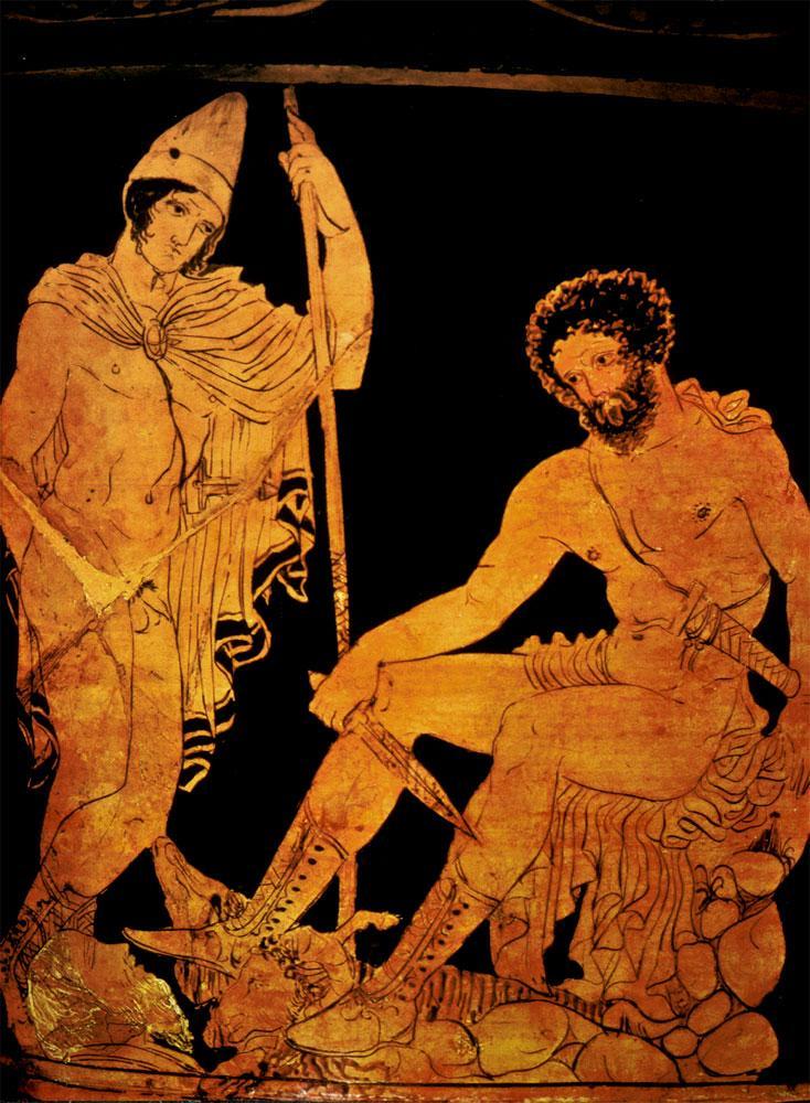 Odysseus and Tiresias in the Underworld,