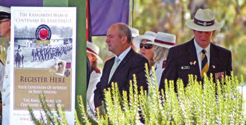 WAGGA WAGGA KAN Re-enactment to mark centenary of historic march Marchers young and old will later this year step-off in the footsteps of the men who joined the