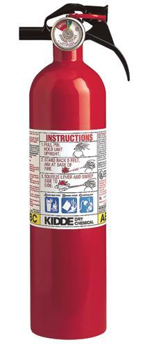 If something goes wrong. Keep a fire extinguisher in or near the kitchen, but not near the stove or the heater. Know how to use it.