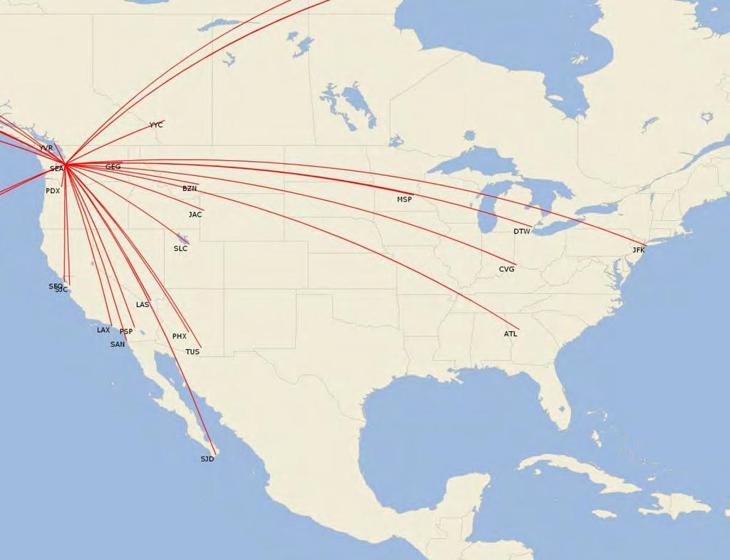 18 DELTA AIR LINES: SEATTLE BATTLEGROUND For more effective Asia presence, DL has expanded
