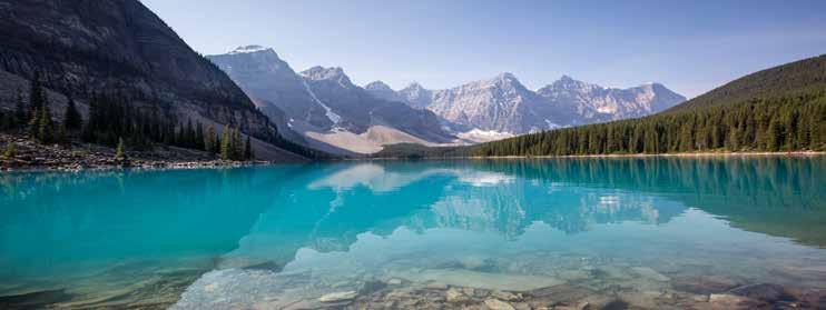 TOUR INCLUSIONS HIGHLIGHTS Enjoy a day at leisure in Calgary, Alberta Discover Banff in the scenic Canadian Rockies Enjoy an orientation tour of Banff Travel along the jaw-dropping Icefields Parkway