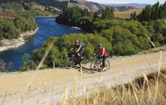 THE QUEENSTOWN TRAIL Easy Advanced (2 4) Pedal between sights including wineries, Arrowtown and the Kawarau Bridge.