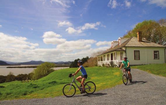 With gentle terrain and an abundance of accommodation, cafés and restaurants, this is one of the easiest and most satisfying cycle trails in the North Island.