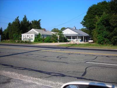 A small curb cut provides access to Route 6 and some parking in front of the bakery building. An additional access is provided from Willy s Road for a larger parking lot behind the building.