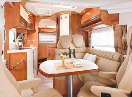 3.8 Floor plan family chic c-line Integrated Interior height: 1,180 mm Interior width: 1,040 mm Model strengths: Very compact