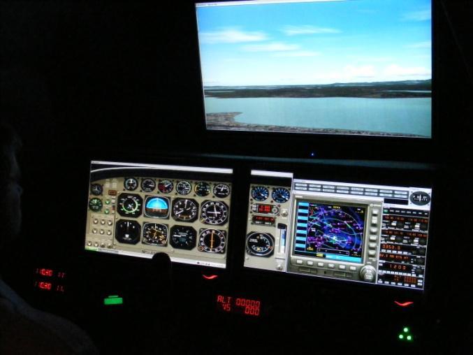 Flight Simulators The flight simulator used is