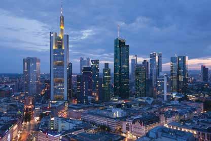 Frankfurt - the height of contemporary luxury Destination The largest financial centre in continental Europe, Frankfurt is the commercial and transportation hub of Germany.