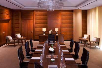 Boardrooms Salon I A total area of 106 m 2 Impressive function room with crystal chandelier Technical equipment: built-in projector