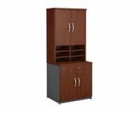 84"H 30W Storage Cabinet and Hutch SRC102XX List Price - $830.00 29.45"W x 23.