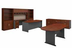 85"H 60W Right Hand Bow Front U Shaped Desk with SRC089XXSU List Price - $1,667.00 59.