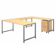 35"D x 65.83"H 72W x 30D Table Desk with Hutch and 400S174XX List Price - $2,271.00 71.02"W x 29.61"D x 65.83"H 72W x 30D Table Desk with Credenza and 400S170XX List Price - $2,115.00 71.02"W x 94.