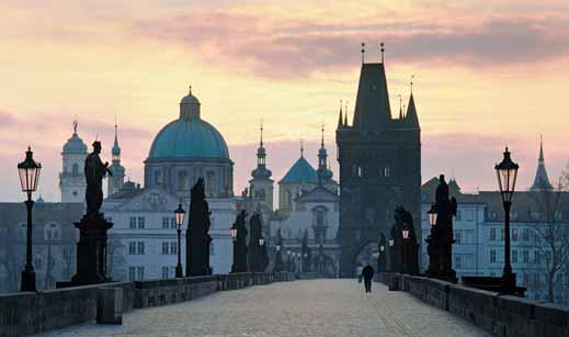 ELEGANT ELBE Berlin to Prague Images clockwise from top left: Vyšehrad church doors, Prague; Astronomical Clock, Prague; Charles Bridge, Prague; Meissen porcelain; Frauenkirche, Dresden Day 5 Meissen.