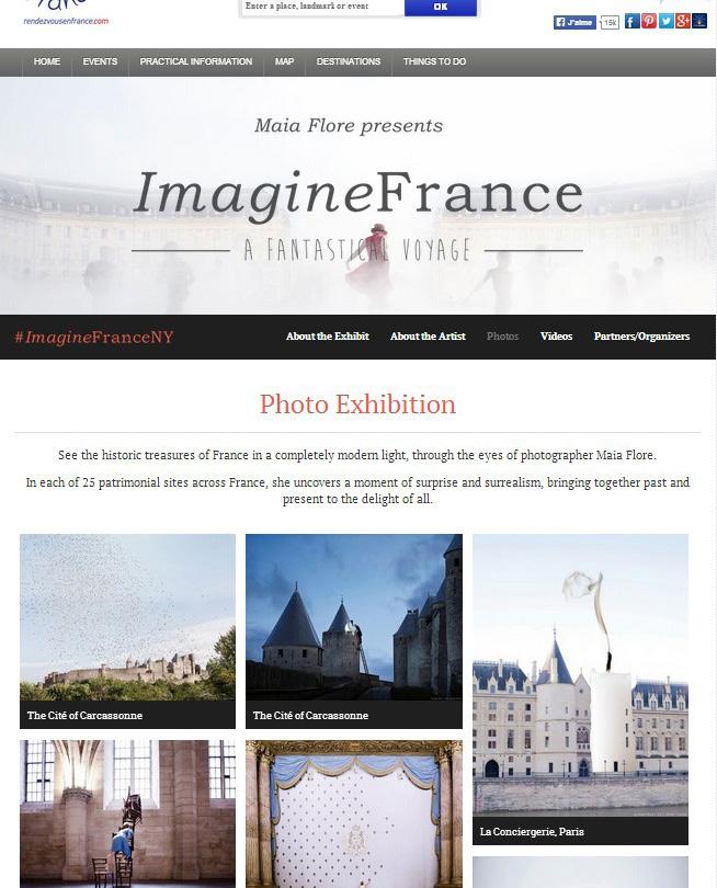 INTERACTIVE EXHIBIT The Imagine France exhibition continues online. Everyone is invited to travel the fantastical voyage of on the site rendezvousenfrance.com/imaginefrance.