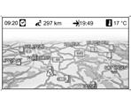 Навигација 49 Следните информации за дестинацијата се прикажуваат: Место Име на улицата Географска должина Географска ширина Прикажување на мапата Информации на екранот Индикации на екранот Во