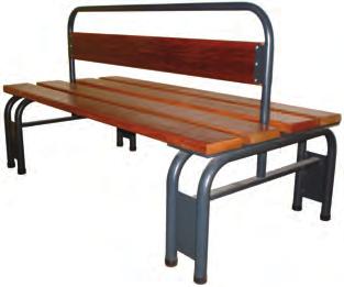 Floor Standing Bench Range Double Sided FAD002 FRD002 FSD002 Image currently being updated. Refer to Sales Office for details. Benches optimise floor space in change room.