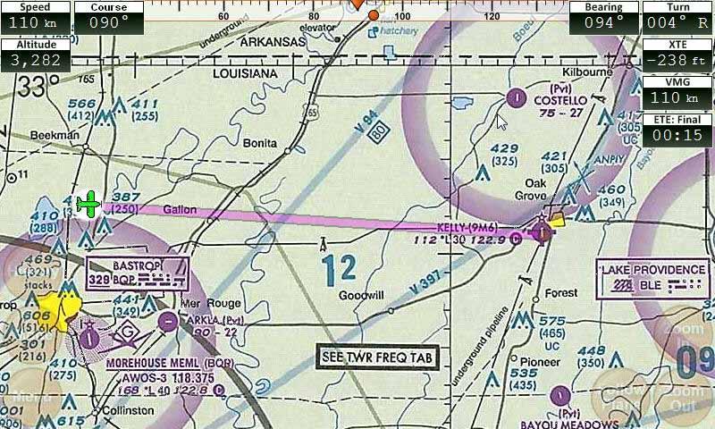 Flight Planning Flight Planning Options The ifly 700 includes an intuitive flight planning utility appropriate for VFR flight.