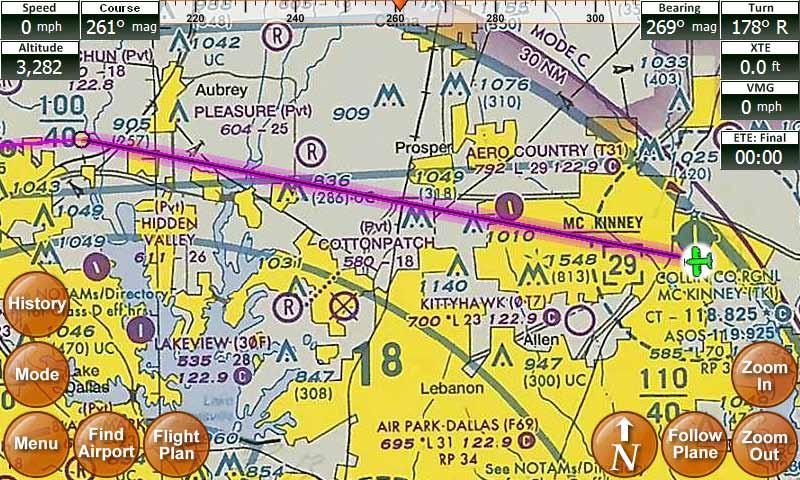 Overview Main Display Speed Use Menu --> Setup to toggle between Miles, Kilometers, and Nautical Miles Course The direction your aircraft is moving relative to true North Navigation Instruments