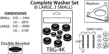 Made in U.S.A ID: 2.9 OD: 4.2 HGT: 1.2 Top View Bottom View OL01(6Bg) 7 Fits OL01E TITEHO TOILET SEAT STABILIZERS Quick.