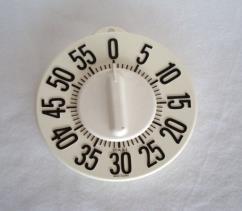 053 This handy timer has soft easy to clean buttons, a clock and alarm
