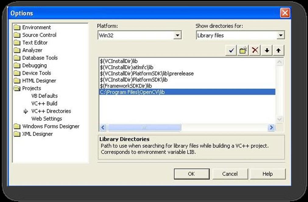 U slučaju da čarobnjak nije ispravno konfigurirao IDE potrebno je kopirati sve.dll datoteke iz OpenCV arhive u Windows/System32.