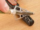 Preset sharpening angle provides guaranteed results 3, 4, and 5 blade broadhead wrench built