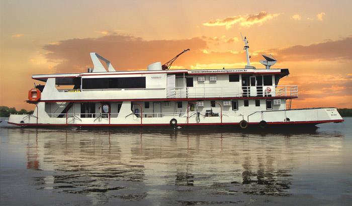 14 Realm of the Jaguar: Pantanal Wildlife Expedition Led by Bill Given The Jaguar House Boat is perfect for exploring the remote Taiama Reserve, one