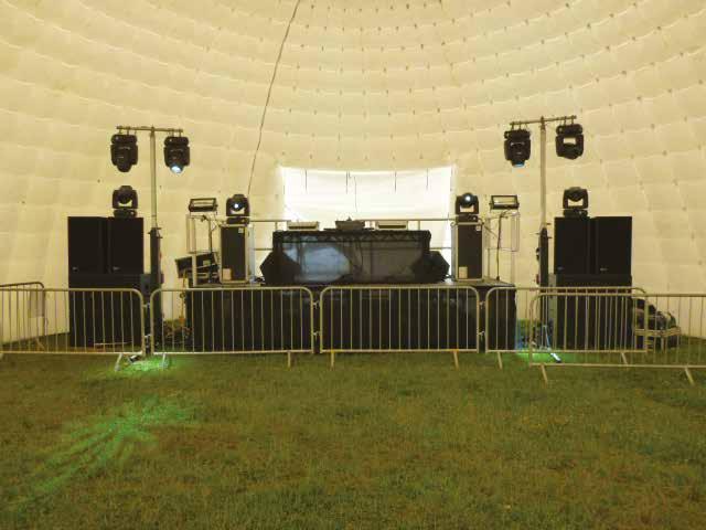PRODUCTS & SERVICES SOUND SYSTEM Our state of the art sound systems have been designed to work in the igloo disco from small functions to large