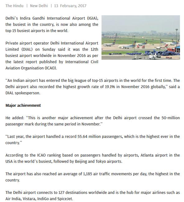 DELHI AIRPORT TOP 15