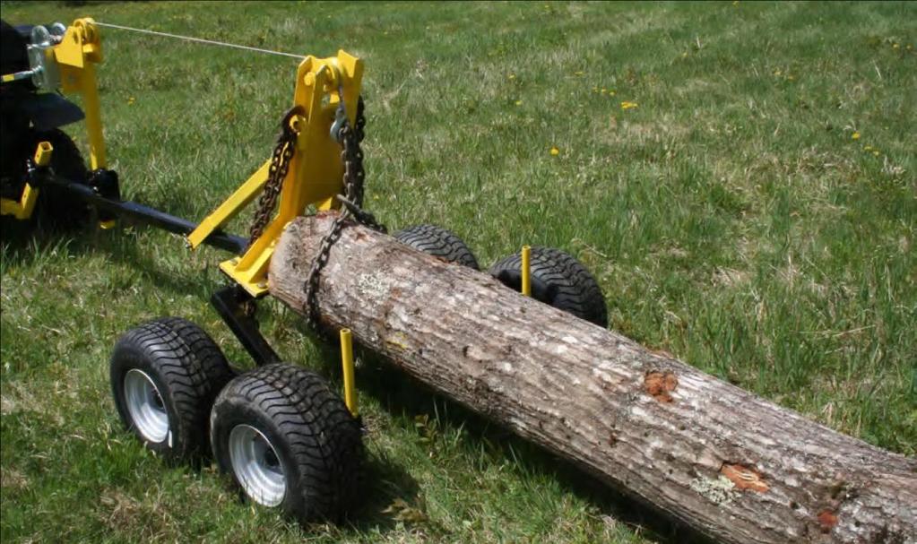 lower the body and to haul your logs *Durable walking beam axle allows for greater weight displacement over large area *removing 4 (grade 8) bolts