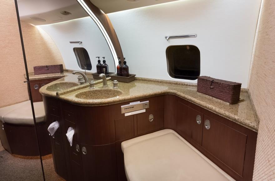 Forward Crew Lavatory with sink