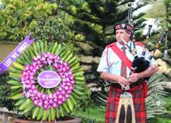 Our Piper Our Chief Piper of the Vietnam Tunnel Rats Association, Ross Brewer will be on the tour again, greatly enhancing our