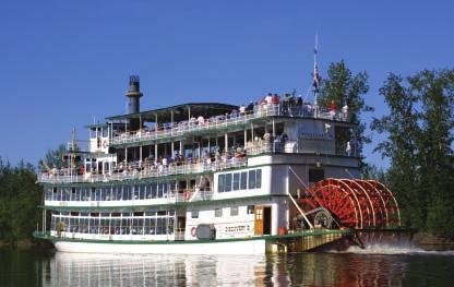 Alaska Cruisetour Destinations Photo courtesy Riverboat Discovery Fairbanks, Alaska Like many towns in Alaska, Fairbanks gained its renown mainly as a Gold Rush town.