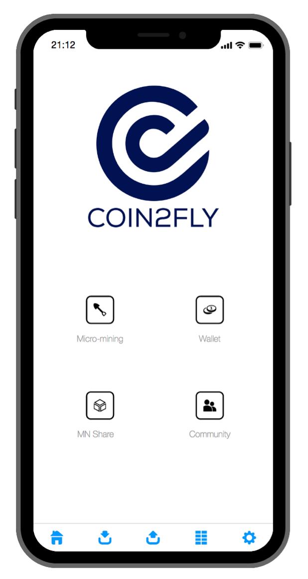 Coin2Fly Pilot App The Coin2Fly Pilot App will serve as a paying mechanism as well as a a tool for generating