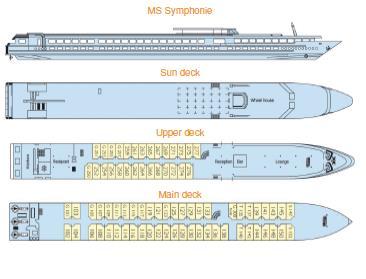 Deck Plans MS Symphonie: Facilities: