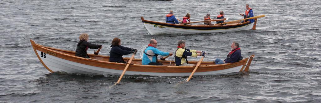 THEMATIC HIGHLIGHTS MARINE TOURISM PHOTO: Three harbours Coastal rowing at the Cullen Sea School.