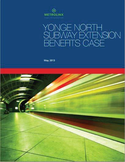 3.4 YONGE NORTH SUBWAY EXTENSION (YNSE) PROGRAM Project Description This project relates to a proposed 6.
