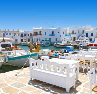 It is the largest hotel in the Cyclades and matches its natural environment with perfect harmony.