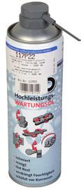 High Performance Maintenance Spray recommendable for all lock systems full-synthetic lubricant, no bonding or