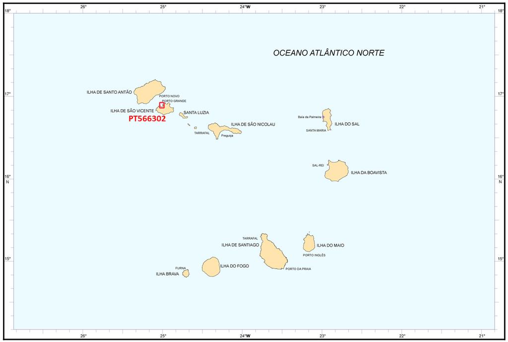 Figure 17 - New ENC editions in Cape Verde. A list of the ENC cells produced by IHPT during the report s period is presented in Annex B.