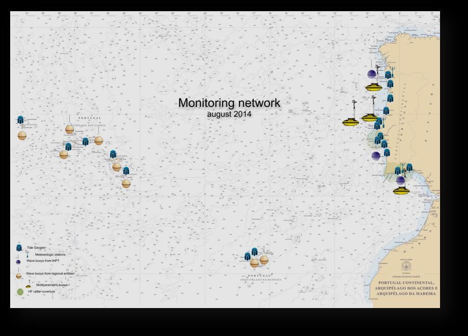 Monitoring network Figure 20 - System of Monitoring and Operational Forecast of the Portuguese EEZ. 8- OTHER ACTIVITIES During this report s period, IHPT had the following relevant activities: a.