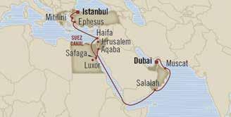 europe Footsteps of Discovery istabul to Dubai 21 days Oct 4, 2015 NAUTICA 2 for 1 Cruise fares FREE Pre-Paid Gratuities FREE Ulimited Iteret $400 Shipboard Credit Bous value of up to $ 8,900 day