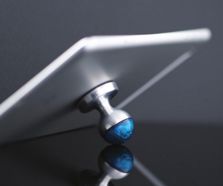 The Tablet Socket uses a powerful neodymium magnet and is backed
