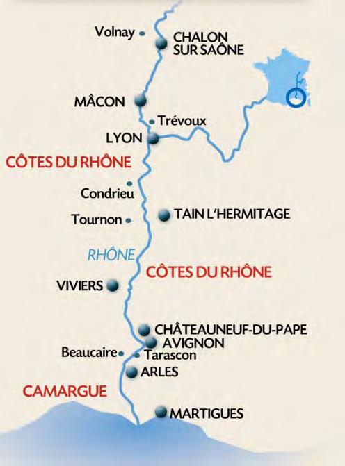 But it also invites us on a veritable pilgrimage to the most famous vineyards which flourish on its banks. There is a very strange alliance behind the story of the Rhone valley.