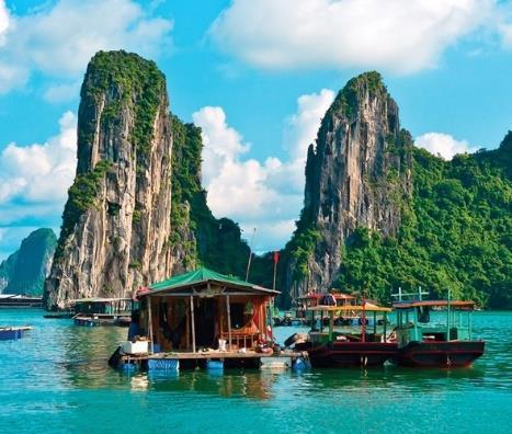 You ll board the scenic seaplane flight in Hanoi and travel over Halong Bay before returning to Hanoi