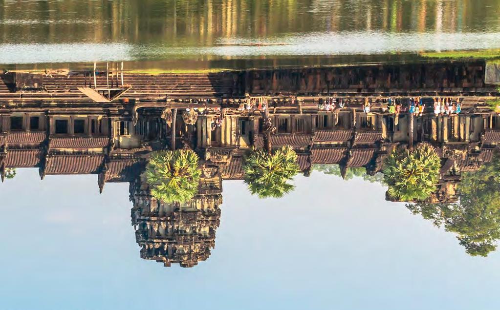 Angkor Wat: part of the world s largest religious structure, it faces westward the Hindu direction of death Siem Reap (B,L) DAY 5 After breakfast, you will visit the magnificent Angkor Thom: the last