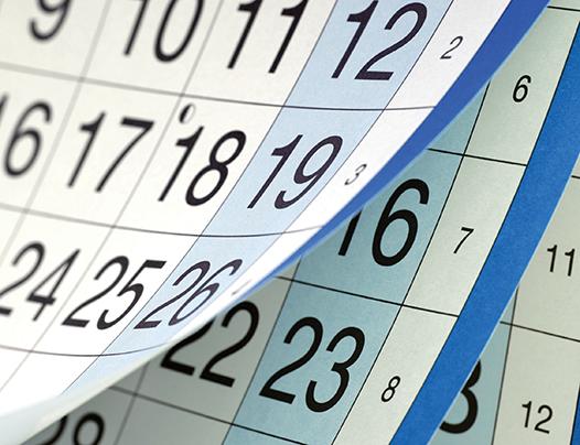 How the calendar works Each calendar date has a daily safety topic listed.
