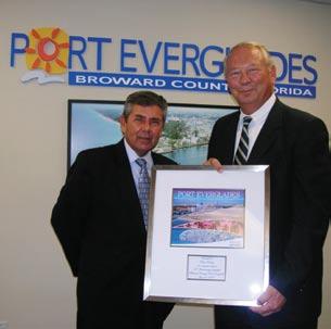 5 Port Honors Perez Trading Port Everglades honored one of its top exporters, Perez Trading, as the paper products distributor celebrated 60 years of conducting business in South Florida.